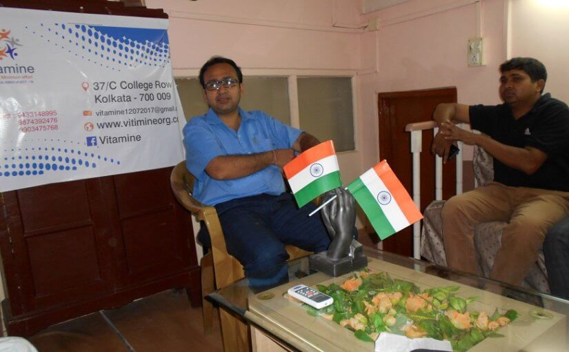 On 15Th August 2018, Members of Vitamine NGO has celebrated Independence Day